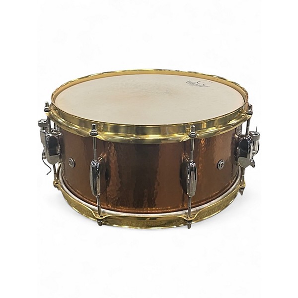 Used TAMA 14in STAR Reserve Hand Hammered Brass Snare Drum Brass Drum