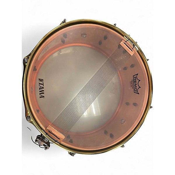 Used TAMA 14in STAR Reserve Hand Hammered Brass Snare Drum Brass Drum