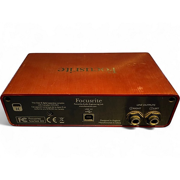 Used Focusrite Scarlett 2i2 Gen 2 Audio Interface