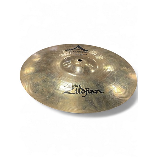 Used Zildjian 14in A Custom Hi Hat Bottom Cymbal