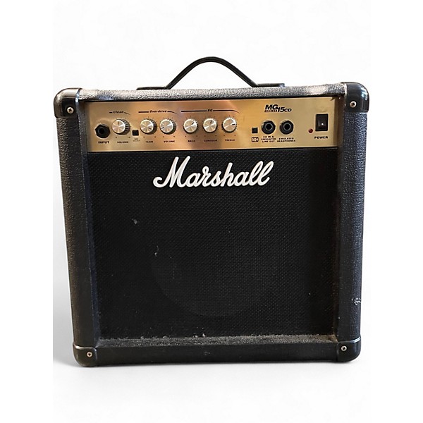Used Marshall MG15CDR 15W 1X8 Guitar Combo Amp