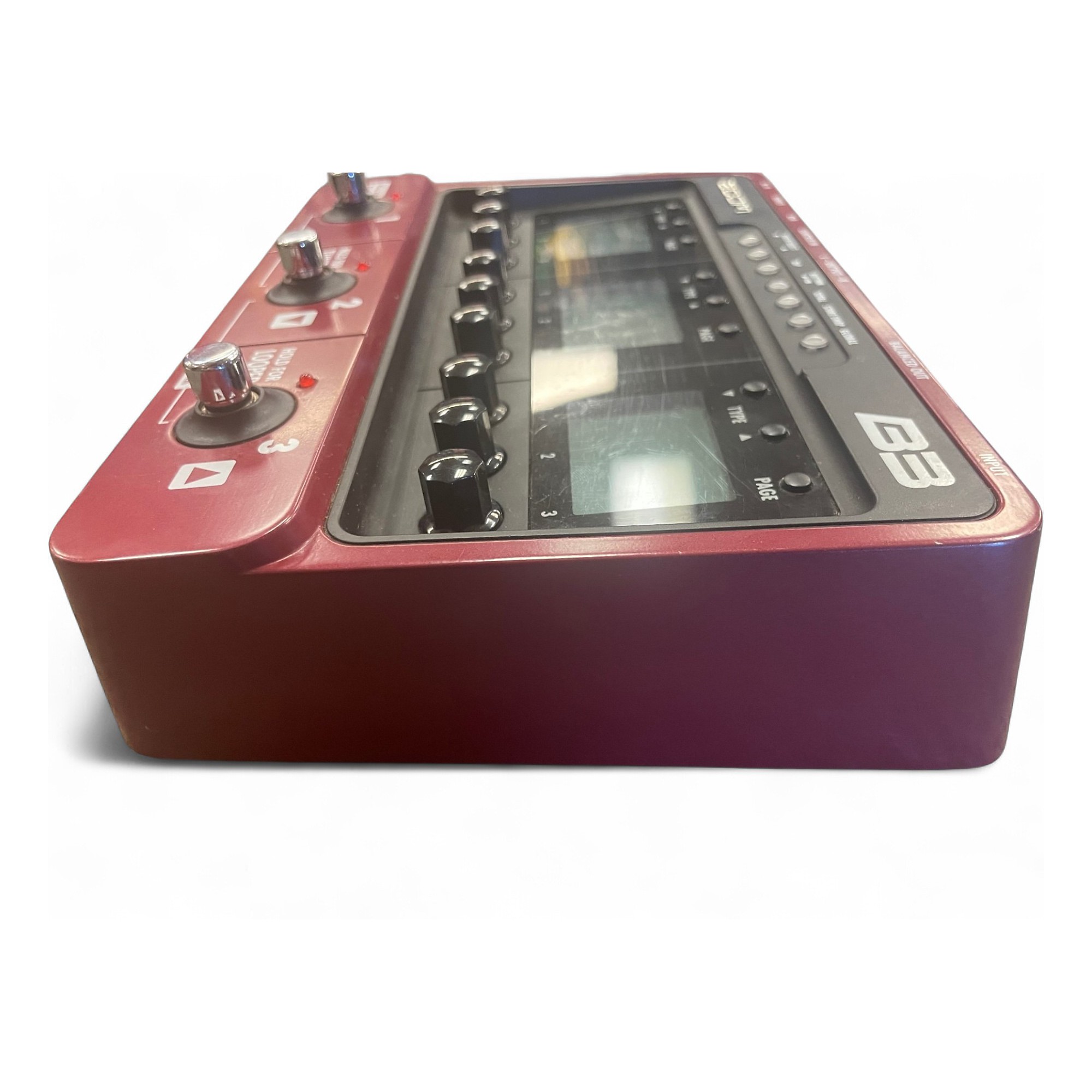 Used Zoom B3 Bass FX And Amp Simulator Bass Effect Pedal