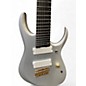 Used Ibanez RGDMS8 Metallic Silver Solid Body Electric Guitar