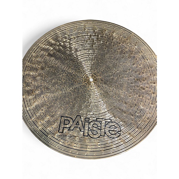 Used Paiste 20in Light Traditional Flat Ride Cymbal