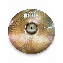 Used Paiste 16in Rude Thin Crash Cymbal