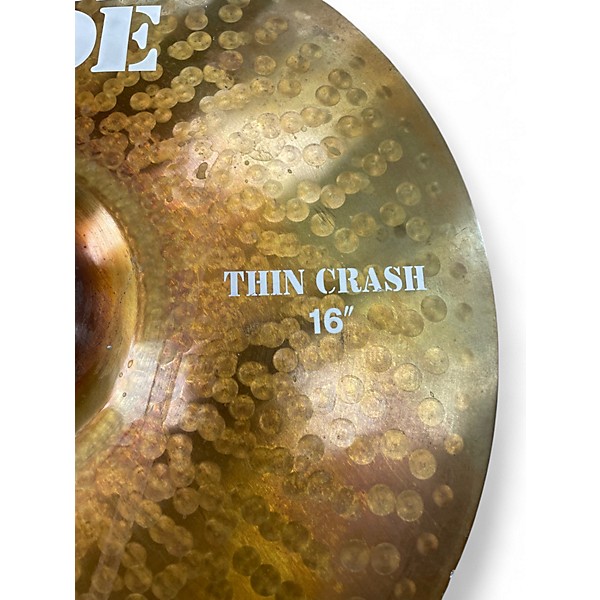 Used Paiste 16in Rude Thin Crash Cymbal