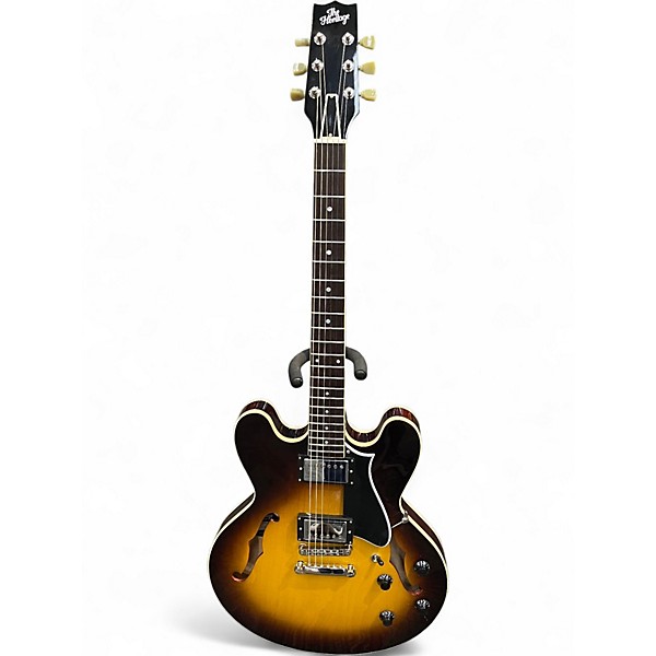 Used The Heritage H535 2 Color Sunburst Hollow Body Electric Guitar