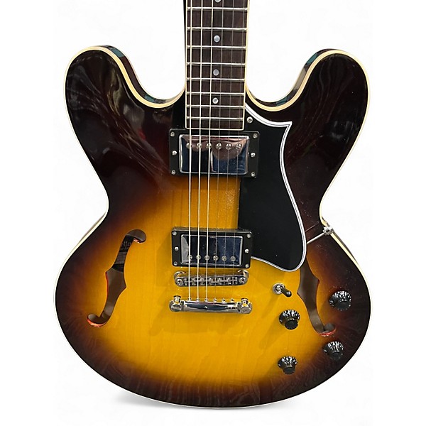 Used The Heritage H535 2 Color Sunburst Hollow Body Electric Guitar