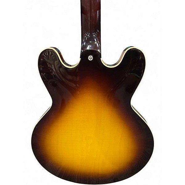 Used The Heritage H535 2 Color Sunburst Hollow Body Electric Guitar