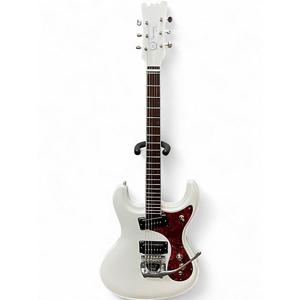 Used Hallmark 65 Custom White Solid Body Electric Guitar