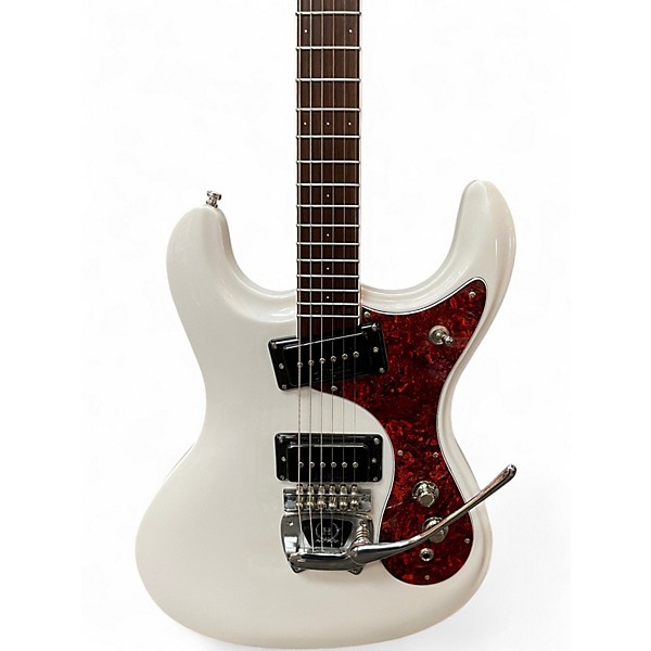 Used Hallmark 65 Custom White Solid Body Electric Guitar