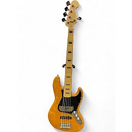 Used Squier Vintage Modified 70S Jazz Bass Natural Electric Bass Guitar