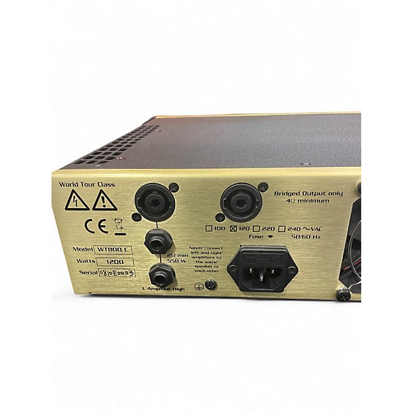 Used Eden WT800 World Tour Bass Amp Head