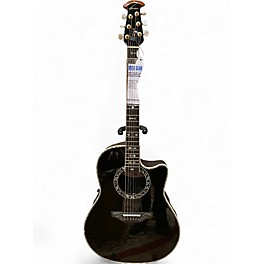 Used Ovation 1769-ADII Al Di Meola Signature Black Acoustic Electric Guitar