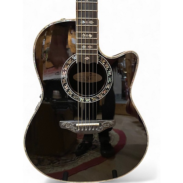 Used Ovation 1769-ADII Al Di Meola Signature Black Acoustic