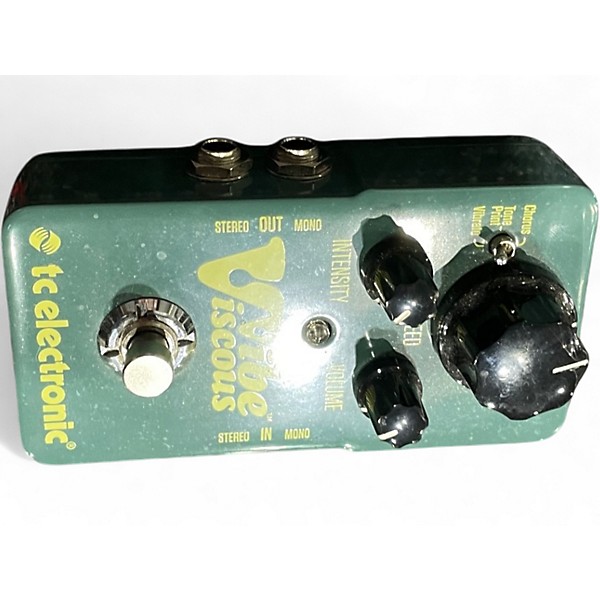 Used TC Electronic Viscous Vibe Univibe Effect Pedal