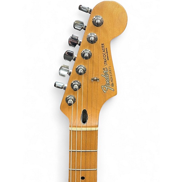 Used Fender Standard Stratocaster Black Solid Body Electric Guitar