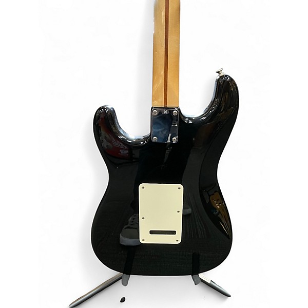 Used Fender Standard Stratocaster Black Solid Body Electric Guitar