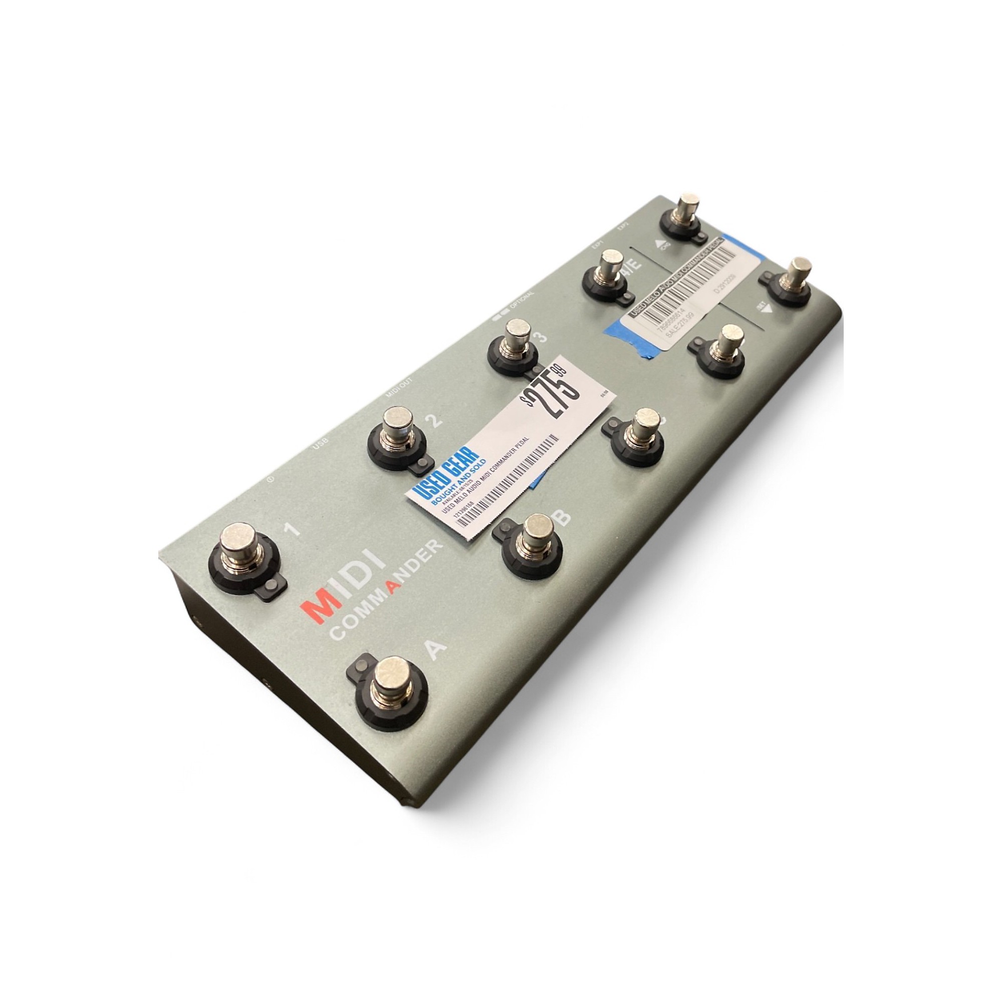 （新品同様）Melo Audio MIDI COMMANDER Used Melo Audio MIDI COMMANDER Pedal | Guitar Center