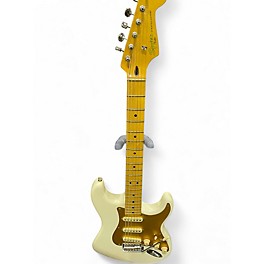 Used 220 339 white gold Solid Body Electric Guitar