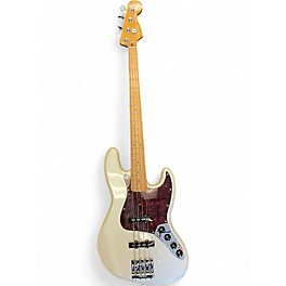 Used 2024 Fender Player Plus Jass Bass Pearl White Electric Bass Guitar