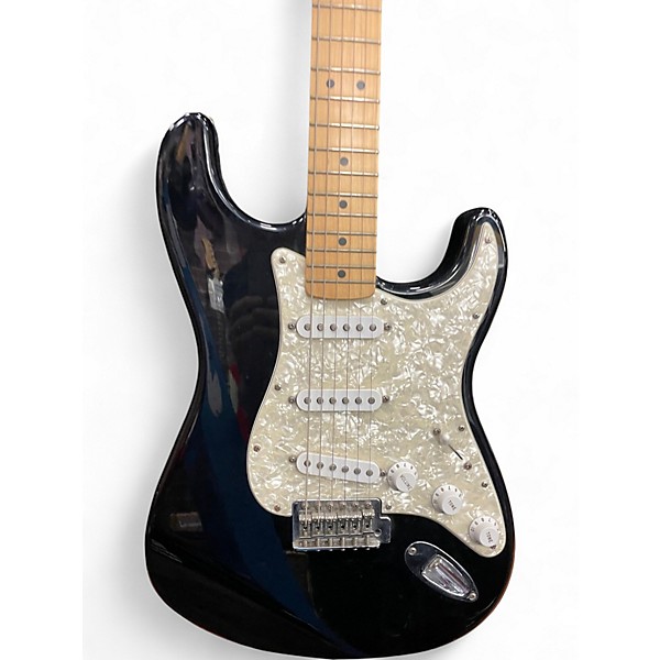 Used Fender Player Stratocaster Black Solid Body Electric Guitar