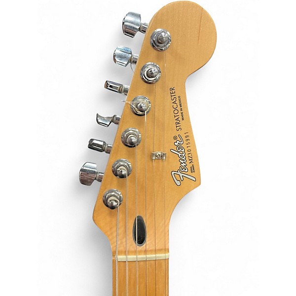 Used Fender Player Stratocaster Black Solid Body Electric Guitar