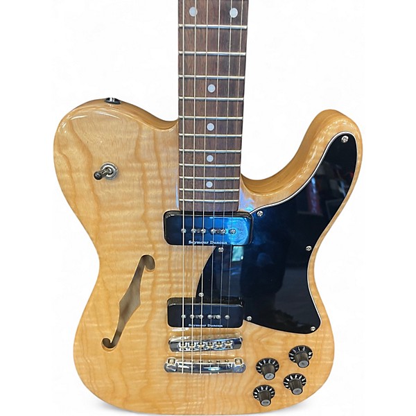 Used Fender Jim Adkins JA-90 Telecaster® Thinline Natural Hollow Body Electric Guitar
