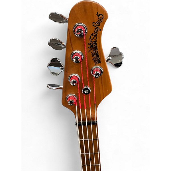 Used Ernie Ball Music Man Stingray 5 H Tobacco Burst Electric Bass Guitar