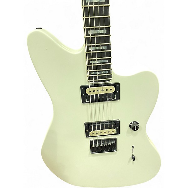 Used Fender Jim Root Signature Jazzmaster White Solid Body Electric Guitar
