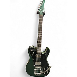 Used Schecter Guitar Research PT Fastback dark emerald green Solid Body Electric Guitar