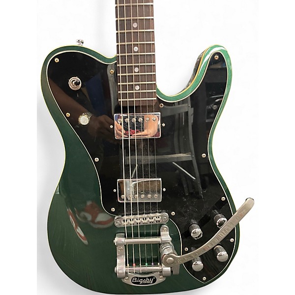 Used Schecter Guitar Research PT Fastback dark emerald green Solid Body Electric Guitar