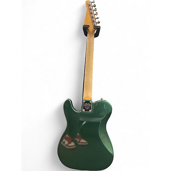 Used Schecter Guitar Research PT Fastback dark emerald green Solid Body Electric Guitar