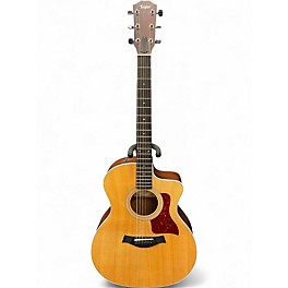Used Taylor 214CE Natural Acoustic Electric Guitar
