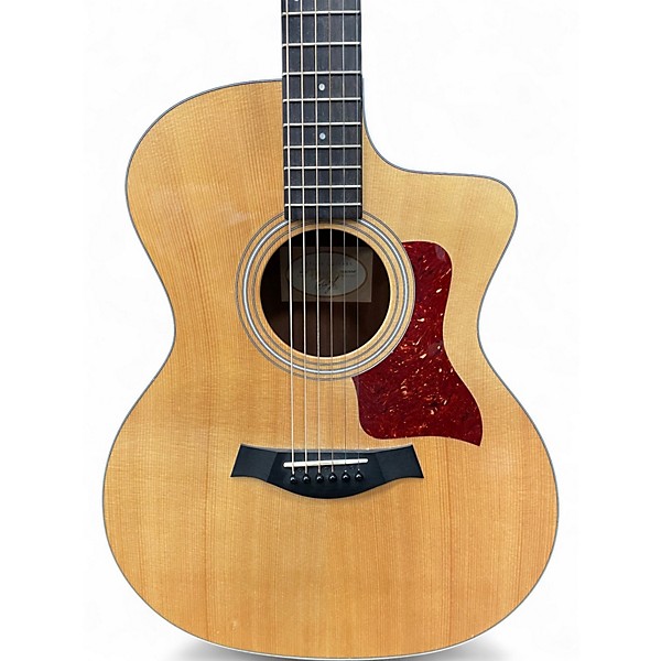 Used Taylor 214CE Natural Acoustic Electric Guitar