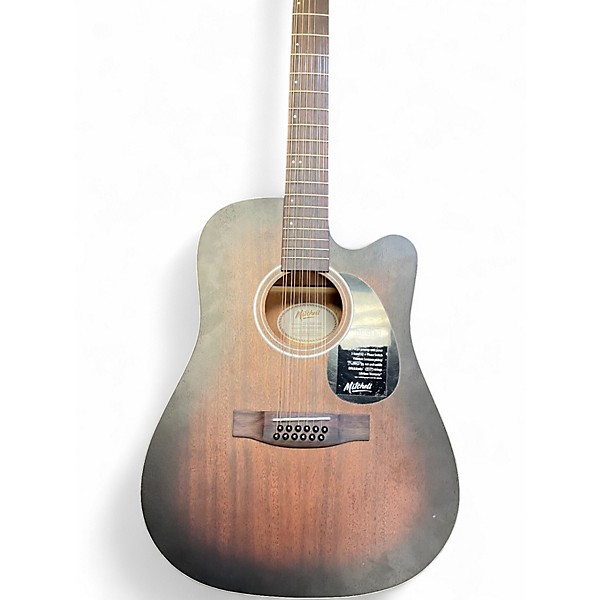Used Mitchell T331-TCE-BST Terra 12-String Edge Burst 12 String Acoustic Electric Guitar