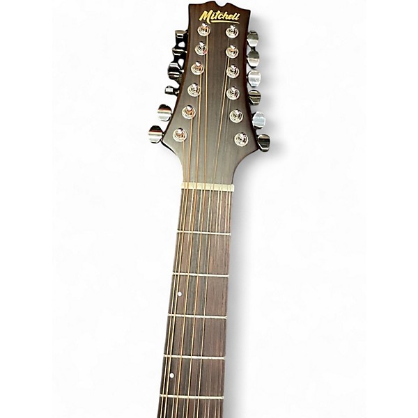 Used Mitchell T331-TCE-BST Terra 12-String Edge Burst 12 String Acoustic Electric Guitar