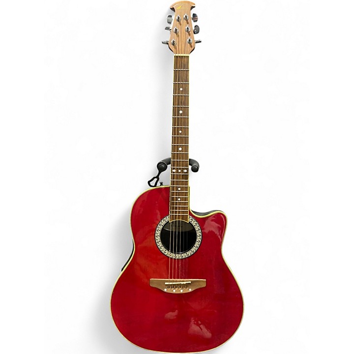 Used Ovation CELEBRITY CC057 RED Acoustic Electric Guitar