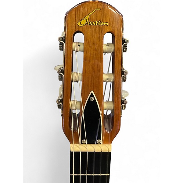 Vintage 1986 Ovation 1116-4 Natural Classical Acoustic Guitar