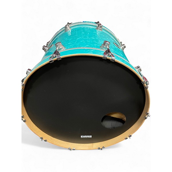 Used DW 3 Piece Performance Series Seafoam Green Drum Kit