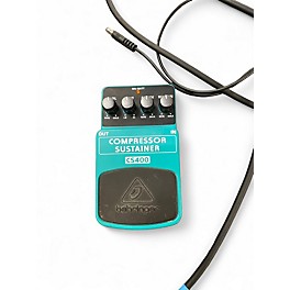 Used Behringer CS400 Compressor Sustainer Effect Pedal
