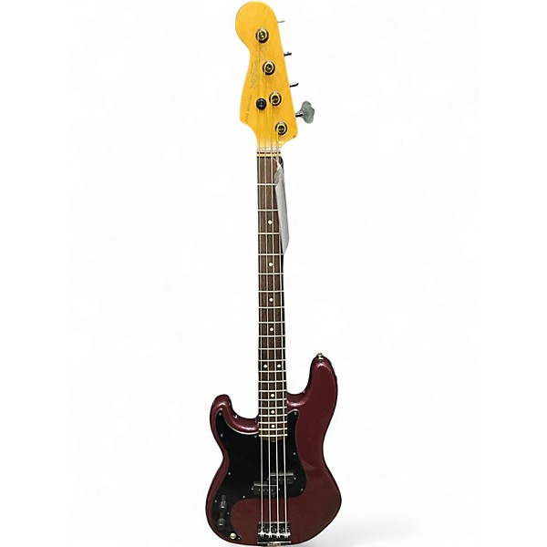 Used Fender American Standard Precision Bass Left Handed Purple  Electric Bass Guitar