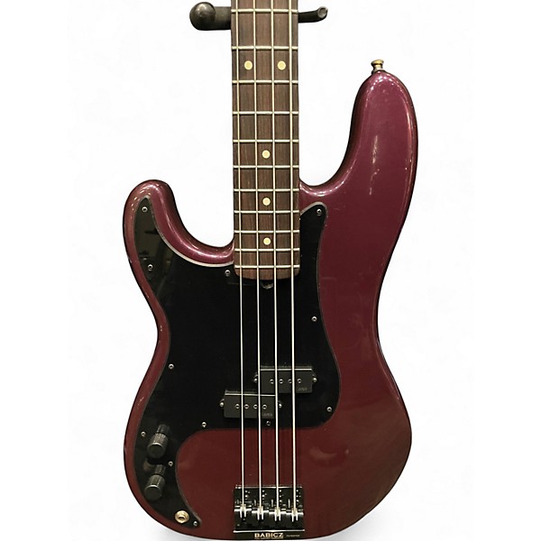 Used Fender American Standard Precision Bass Left Handed Purple  Electric Bass Guitar