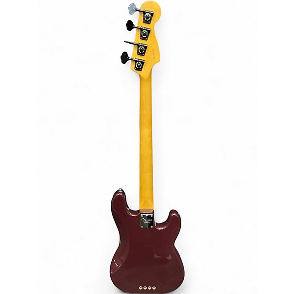 Used Fender American Standard Precision Bass Left Handed Purple  Electric Bass Guitar