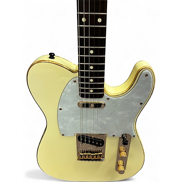 Vintage 1996 Fender 50th Anniversary Telecaster Ivory Solid Body Electric Guitar