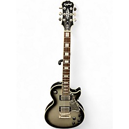 Used Epiphone Les Paul Custom Silverburst Solid Body Electric Guitar