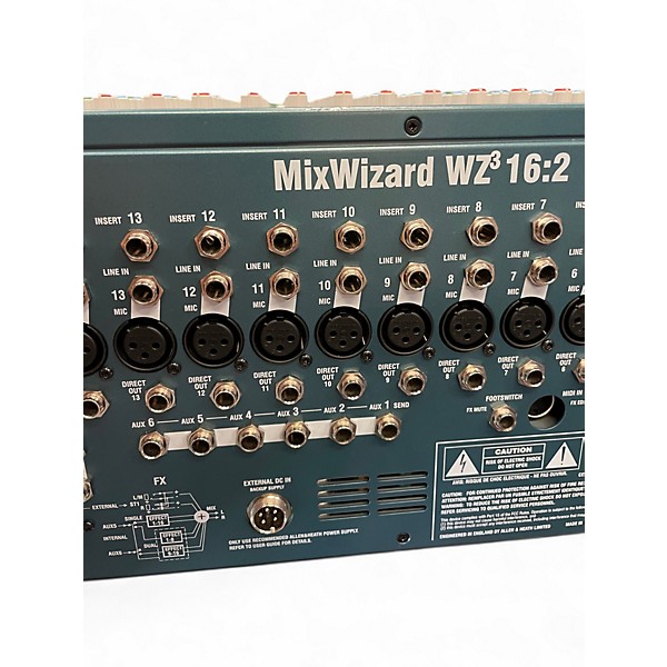 Used Allen & Heath MixWizard WZ3 16:2 Powered Mixer