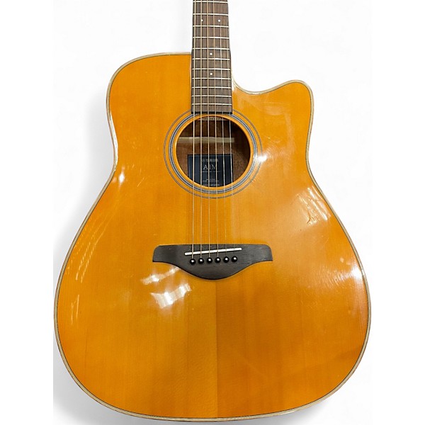 Used Yamaha A1M Natural Acoustic Electric Guitar