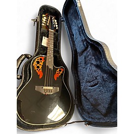 Used Ovation MM68AX Black Mandolin