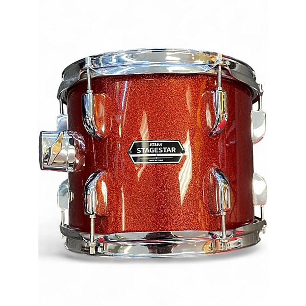 Used TAMA 5 Piece stagestar red sparkle Drum Kit